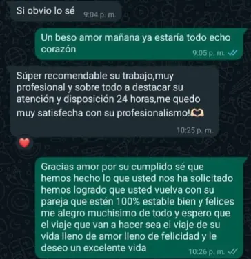 Testimonio real — clienta satisfecha con los resultados